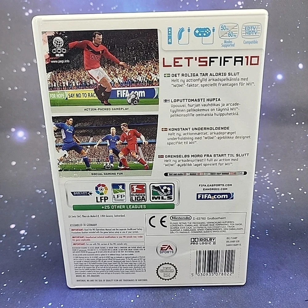 FIFA 10 (Nintendo Wii) CIB Complete PAL Video Game Soccer Football US SELLER